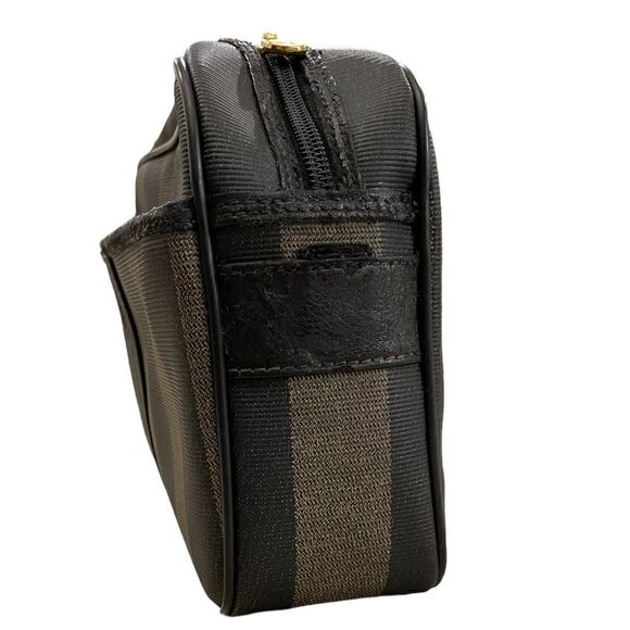 Vintage FENDI PQUIN STRIPED Clutch/Cosmetics Case - Picture 11 of 16